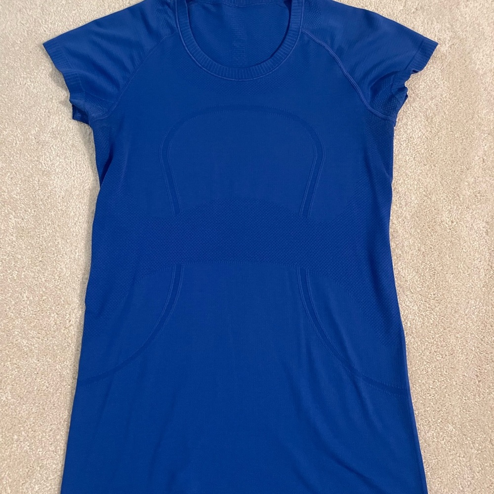 lululemon athletica Royal Blue Swiftly Tech Short-Sleeve Shirt